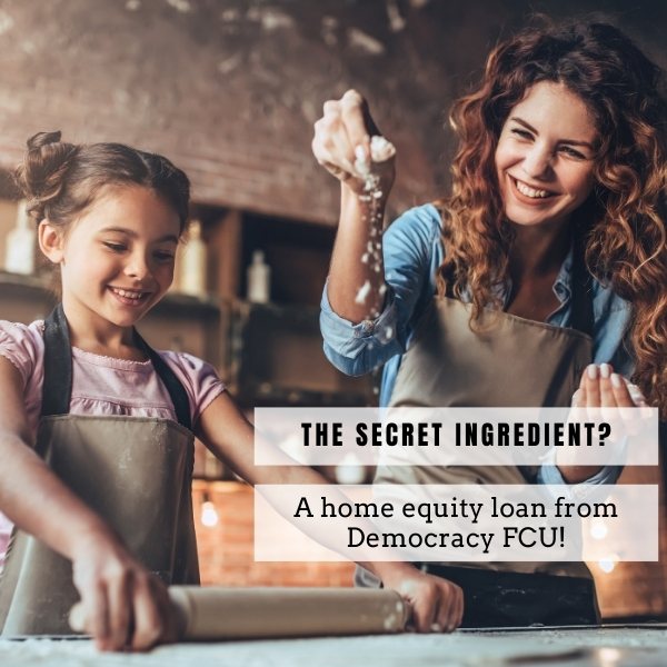 The secret ingredient? A home equity loan! Click to learn more and apply.