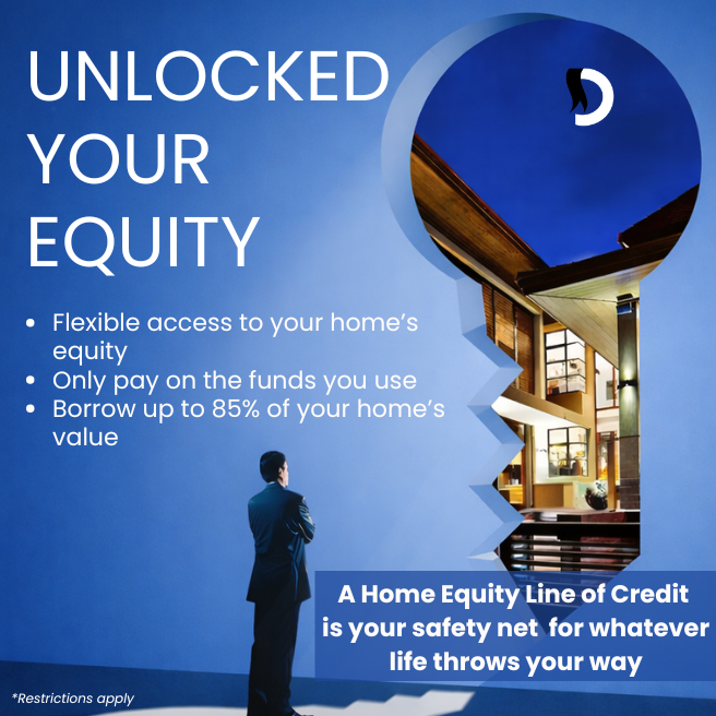 Unlocked your equity click to learn more about home equity