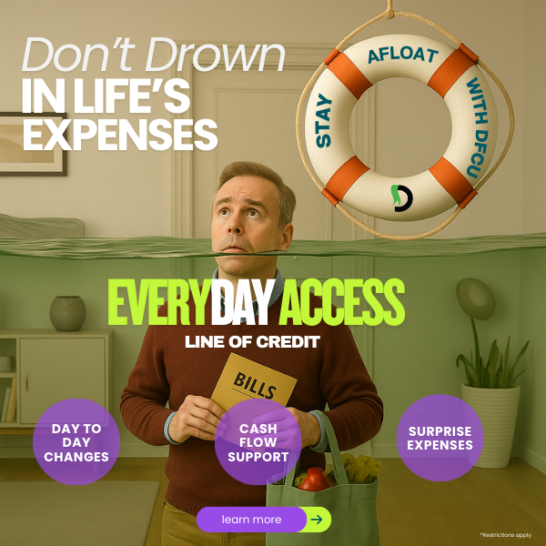 don't drown in life's expenses click to apply for everyday access line of credit