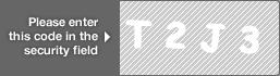 captcha code for visual authentication  letter T number 2 letter J number 3