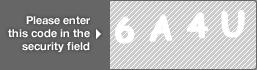 captcha code for visual authentication  number 6 letter A number 4 letter U