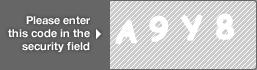 captcha code for visual authentication  letter A number 9 letter Y number 8