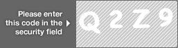 captcha code for visual authentication  letter Q number 2 letter Z number 9