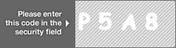 captcha code for visual authentication  letter P number 5 letter A number 8