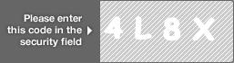 captcha code for visual authentication  number 4 letter L number 8 letter X