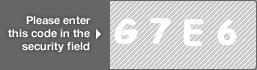 captcha code for visual authentication  letter G number 7 letter E number 6