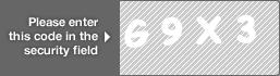 captcha code for visual authentication  letter G number 9 letter X number 3